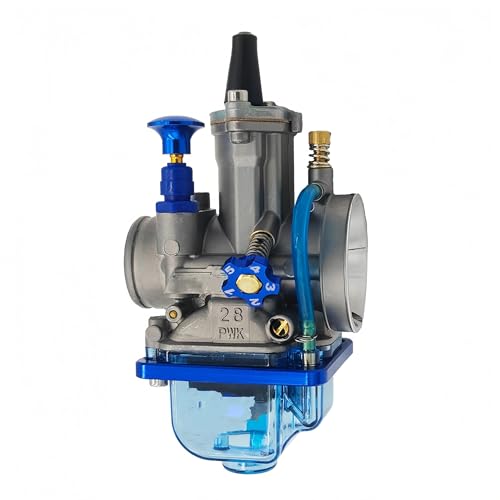 Engine Carburettor For YZ85 For YZ125 For Blaster 200 For TTR125 ATV UTV 50cc-150cc 2T 4T PWK28 With Blue Cover Carburetor 28mm PWK Carburettor Carb