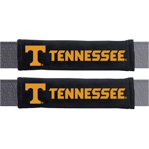 FANMATS 32082 Tennessee Volunteers Embroidered Seatbelt Pad - 2 Pieces