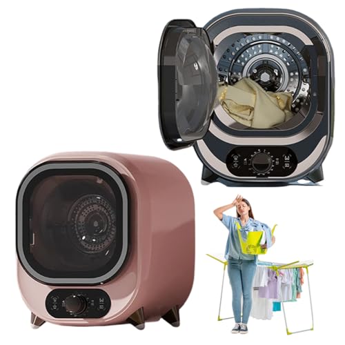 Secadora de 450 W, capacidad de 18 litros, aire caliente y frío, temperatura ajustable, 35 dB, bañera de acero inoxidable, control de un solo toque