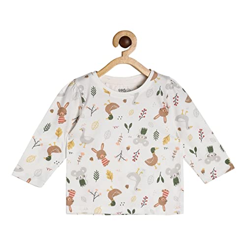 Image of miniklub Multicoloured Floral Print Organic Cotton Top