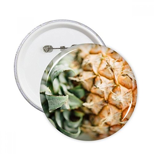 Badge rond ananas multicolore pins vêtement décoration fruit tropical