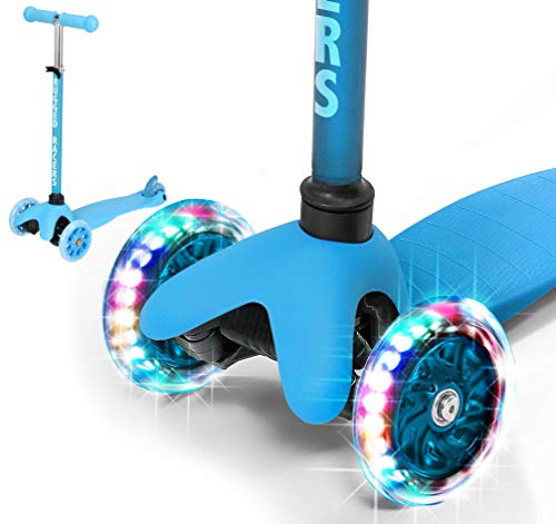Rugged Racers Blue Kick Scooter for Boys & Girls 3 Wheel Scooter, Kick