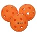 Onix Pure 3 Indoor Pickleball Balls - (1-Pack 3 balls, Orange)