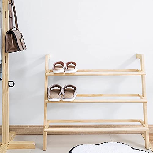 Étagère à chaussures économiseuse d'espace en bois multicouche robuste