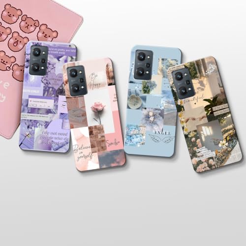 Image of COLORflow Back Cover Compatible with Realme GT Neo 2 5G | Aesthetic Color Customized Back Cover Compatible with Realme GT Neo 2 5G