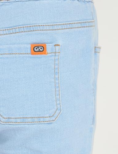 Image of Amazon Brand - Symbol Girls Cotton Rich Stretchable Jogger Jeans | Elasticated Waistband and Cuff | Casual Denim | Age 2-14 Years