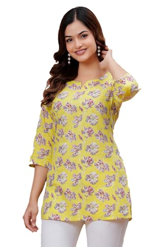 Monique Brand Women's Floral Printed Cotton Top