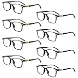 8 Stück In Schwarz-Gold Und Sch Brille Mit Sehstärke, Automatische Sehstärkenanpassung Für Lesen Und Digitale Geräte, Intelligente Brille Mit Autofocus, Ideal Für Büroarbeit Und Outdoor-Aktivitäten