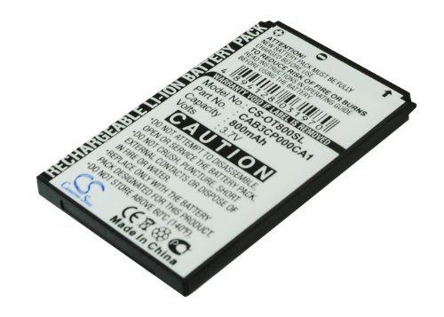 Battery for Alcatel Gyari OT-800 OT-800A Tribe VM800 CAB20100000C1 3.7V 800mAh