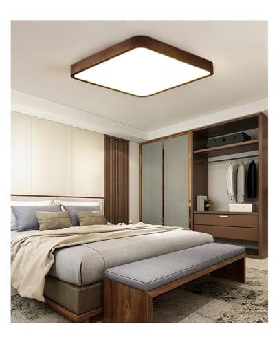 Plafonnier bois moderne dimmable pour éviter la fatigue visuelle