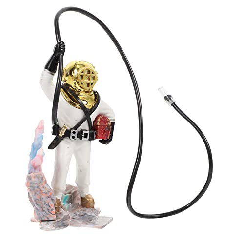 Figurine de plongeur flottante YRYRYW pour paysage sous-marin et décor d'aquarium