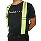 MELOTOUGH Unisex-Erwachsene Hochsichtbare Gut sichtbare Hosenträger, Reflektierendes Limettengrün, X Back