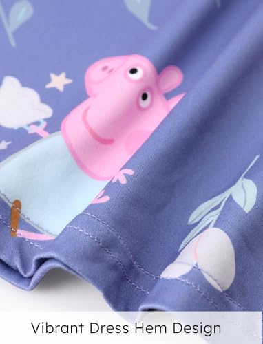 Robe Peppa Pig imprimé fleuri parfaite pour un anniversaire en automne - 4