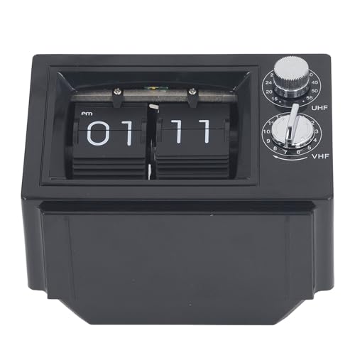 Relógio vintage flip retrô relógio de microondas design retrô relógio flip automático ornamento reló