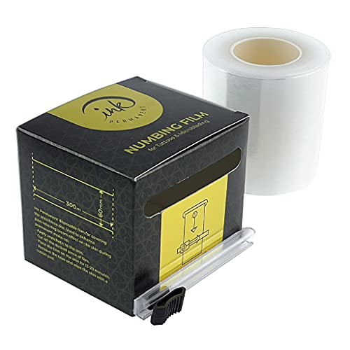 [1000 Feet Per Roll] 60mm Premium Numbing Preservative Film by Ink Permanent Plastic Wrap for Tattoos, Microblading, Lip Tattoo, Eyebrow Lamination & Lash Lift – 42 or 60 mm width 300 Meters image 5