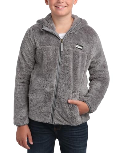 Image of Eddie Bauer Kids' Zip Up - Kids' Full Zip Ultra Soft Sherpa Fleece Hoodie Sweatshirt for Boys and Girls (5-20)