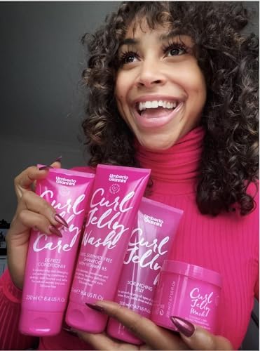 Umberto Giannini Curl Jelly Shampoo & Conditioner, Vegan, Cruelty Free, Sulphate Free, Frizz-Free