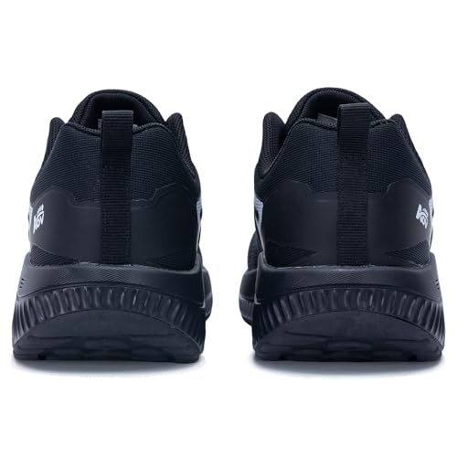 Image of IIV Women Walking Shoes with Arch Support,Plantar Fasciitis Tennis Shoes Comfortable Orthotic Casual Sneakers Solid Black Size 9