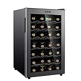 [YUTGMasst Cooling System] El enfriador de vino debajo del mostrador funciona silenciosamente con un bajo ruido de funcionamiento de 39 dB y ahorro de energía (70W). Puede alcanzar la temperatura establecida más rápido que otros enfriadores de vino. Baja vibración sin alterar los sedimentos del vino. Mantén el sabor y la maduración de tu vino.