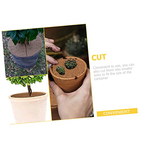 Anneaux de paillis coir protection hivernale gel humidité sol pots légumes 12 pièces