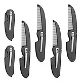 6 Faltbare Bartkamm Männer Taschen Bartkämme Fein Gezahnter Kunststoff Bartschablone Herren Multifunktionaler Schnurrbart Haar Bart Kamm Kleiner Taschenkamm Tragbarer Schnurrbart Kämme