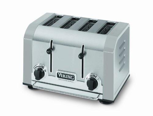 Viking Professional 4 Slot Toaster, Stainless Gray