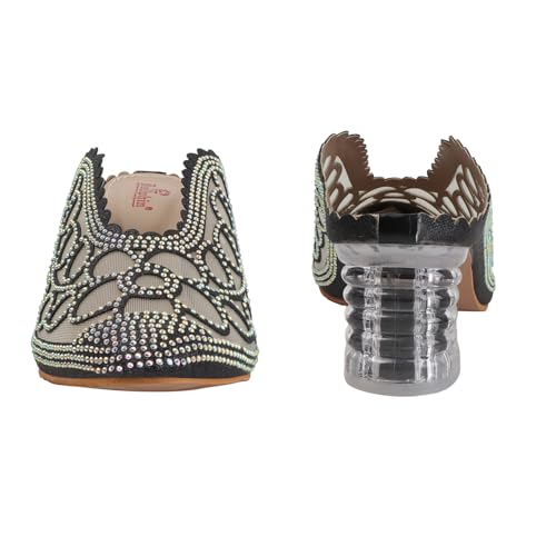 Image of Women Fancy Sandal for Women with Transparent Heel I Fashion Mules HN-900