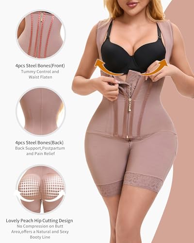 Modelador feminino Fajas Colombianas Moldeadoras para controle de barriga, levanta bumbum, modelador