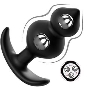 Long-Term Wearable Butt Plug,Silicone Weighted Anal...