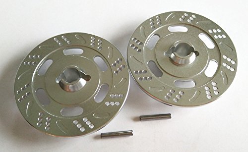Aluminum Brake Disc Drive Hub (2PCS) Silver for Traxxas 1/7 Unlimited Desert Racer UDR 8569 - Thumbnail 2