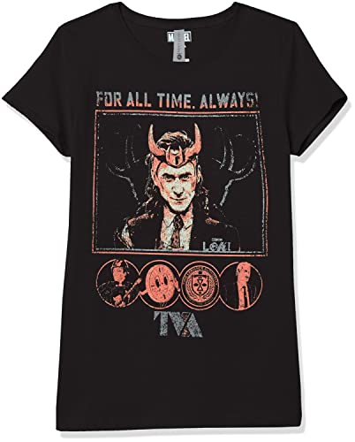 T-shirt Marvel fille pour le collège look branché ado noir XL