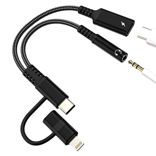 Adaptateur audio voiture jack 3.5 mm pour iPhone 15 et iPad en voyage