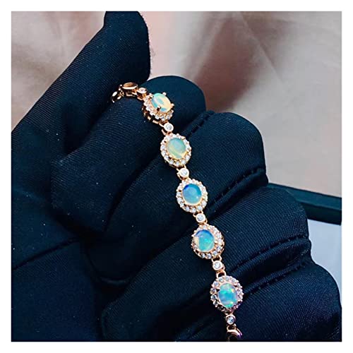 Bracelet en opale en argent 925 idéal pour illuminer vos tenues de bureau