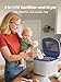 GROWNSY UV Sanitizer and Dryer, 4in1 Cleaner and Sanitizing Machine UV Sanitizer Box Household for Baby Bottles Toys Clothes Baby Stuff, for Family Toothbrush Beauty Tools Phone