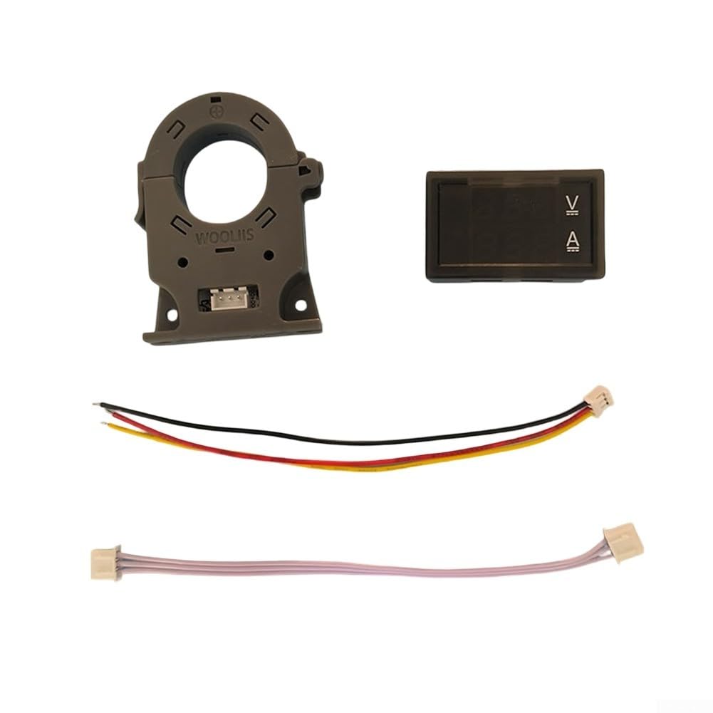 Misuratore di tensione di corrente a doppio display, sensore ad effetto Hall bidirezionale DC5-100V, non distruttivo per monitor della batteria per test industriali
