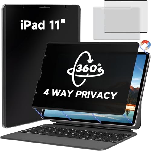360&deg; Magnetic Privacy Screen Protector for iPad Pro 11' Air 5th/4th(2018-2022) 10.9In...