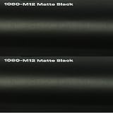 Stabile Verpackung 24,87€/m² 3M Autofolie Scotchprint Wrap Film 1080 Matte Black gegossene Matt Profi Folie 152cm breit BLASENFREI mit Luftkanäle