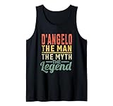 D'Angelo The Man The Myth The Legend Nombre D'Angelo Camiseta sin Mangas