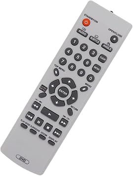 General Replacement Remote Control Fit for DV-410V DV-420 DV-420V DV-463 DV-464 DV-466-K DV-466-S DV-490V DV-500K DV-510K DV-600AV DV-610AV DV-696AV for Pioneer DVD Player