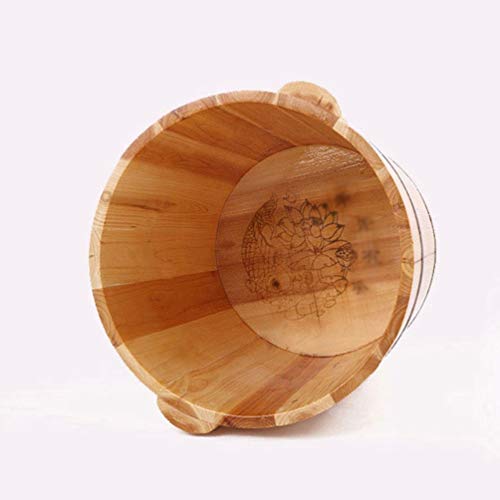 Spa de pies barril de madera para baño de pies miniatura 7