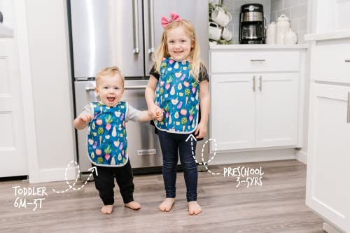 Bapronbaby Tiny Town Bapron - Soft Waterproof Stain Resistant Bib - Machine Washable - 6M - 5Yr - (Sz Preschool 3-5Yrs) #TOP6