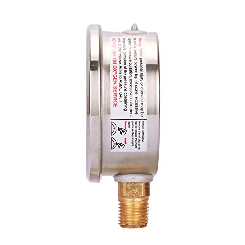 Manomètre de pression 0-100 psi pour stabiliser les mesures d'eau
