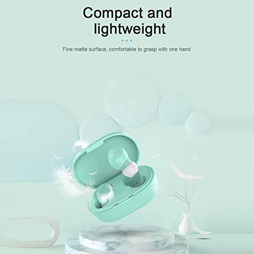 SIMBAE TWS Earphones True Wireless Stereo Earphones Wireless Earbuds BT 5.0 Headphones with Touch Control IPX4 Waterproof Sports Headphones with Dual Noise Reduction Technology Long Playtime for Gamin SIMBAE TWS Earphones True Wireless Stereo Earphones Wireless Earbuds BT 5.0 Headphones with Touch Control IPX4 Waterproof Sports Headphones with Dual Noise Reduction Technology Long Playtime for Gamin