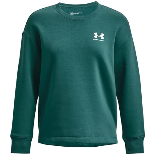 Under Armour Damen Rival Fleece Oversized Crew, (722) Coastal Teal/White, XL – Ansicht 1