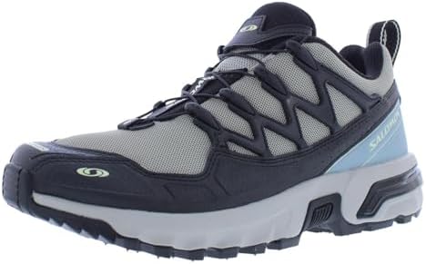 Salomon ACS + Unisex Shoes, Ghost Gray/Black/Arona-black, 9.5 Women/8.5 Men