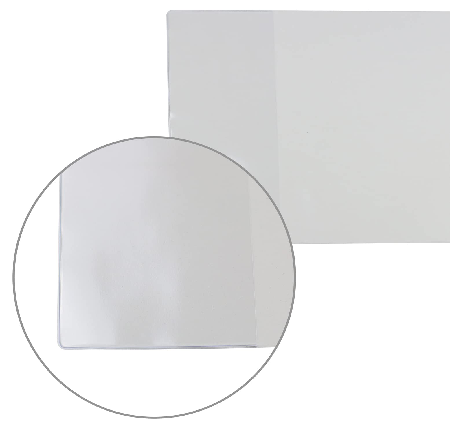 MOELECTRONIX 1 custodia protettiva per passaporto di vaccinazione, trasparente, 13,7 x 20 cm, Minimalista