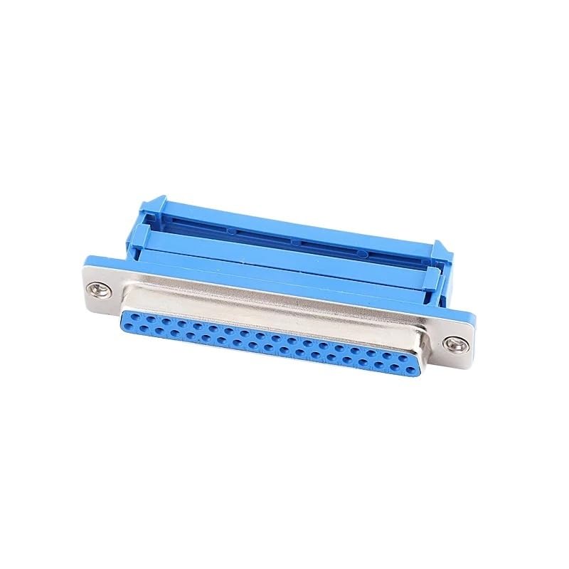 5Pcs DB9 DB15 DB25 DB37 DIDC9/DIDC15/DIDC25/DIDC37 Male Female Plug Serial Port Connector IDC Crimp Type D-SUB Rs232 Adapter(DB37 Female)