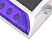 Solar Deck Light 6LED Solar Powered Driveway Light Highway Reflective Lamp Step Lights (Blue)