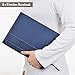Large Notebooks and Journals Classic Hardcover Notebook 8 x 11 inch 128 Sheets (256 Pages) Leather Notebook Journals to Write in for Women Men OZCHIN (Blue)