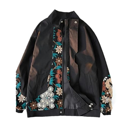 Manteaux Streetwear Harajuku amples et zippés pour mode homme automne